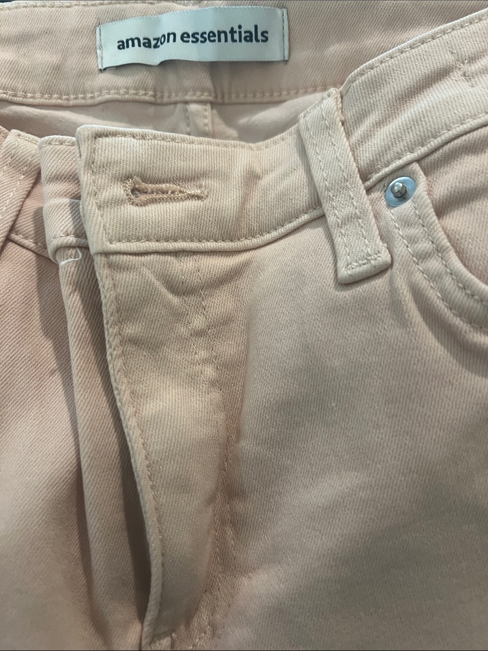 Amazon Essentials Women’s Jeans in Light Beige